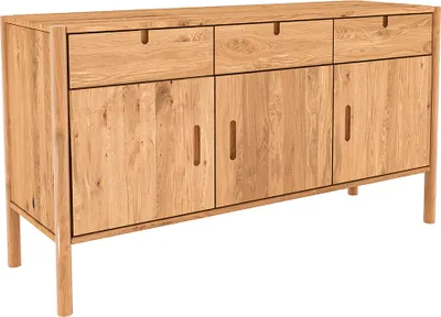 Produktbild von Sideboard 142 cm breit, Eiche massiv geölt, PORI-165