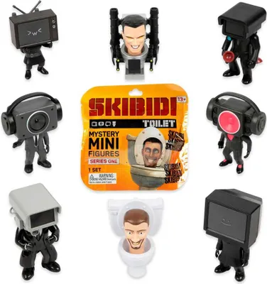 Obrázok produktu pre Skibidi Toilet 2.5" Mini Figures, 13 rok / roky, Viacfarebný