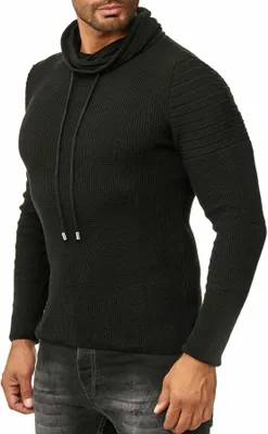 Produktbild von Red Bridge Herren Strickpullover Rollkragen- Pullover Shoulder Lines