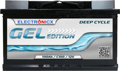 Produktbild von Elektronische GEL-Batterie Electronicx Edition 100 Ah 12 V für Freizeit und Versorgung