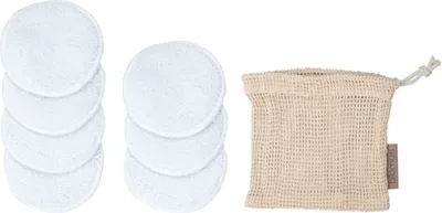 Produktbild von Blomus Make-Up Entfernungspads 7er-Set Asea White, Abschminkpads, Baumwolle, 8 cm, 66345