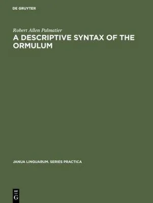 Productafbeelding van A descriptive syntax of the Ormulum