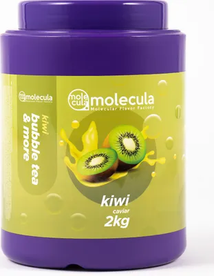 Produktbild von Popping Boba I Molekularer Kaviar Bubble Tea, Bubbles, Bubble tea Perlen 2kg I Kiwi