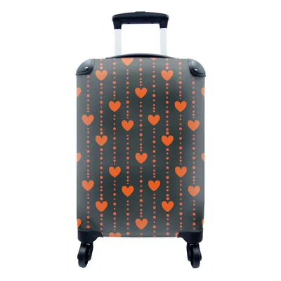 Produktbild von MuchoWow® Koffer Handgepäck Trolley Rollkoffer Kleine Reisekoffer mit 4 Rollen - Valentinstag Geschenk für Sie - Liebe - Valentinstag - Cabin Size < 55x40x23 cm & 55x40x20 cm - Fotokoffer - Kabinenkoffer - Boardgepäck - Reise-Box - Reisekoffer - Reisegepäck - Koffer mit Bild - Trolley für Kinder