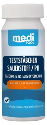 Produktbild von MediPool Sauerstoff/pH-Teststäbchen 50 Stück