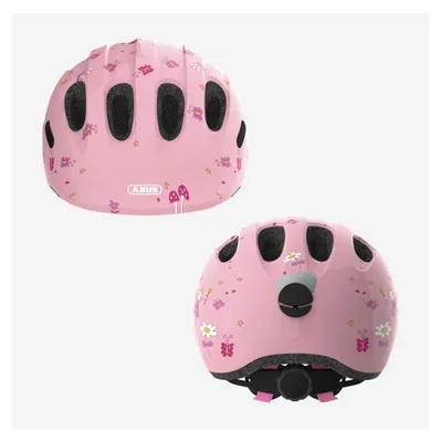 Produktbild von ABUS Kinderhelm Smiley 2.0 Robuster Fahrradhelm für Mädchen und Jungs Rosa Größe S