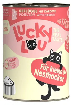 Produktbild von Lucky Lou Lifestage Kitten Geflügel 6x 400 g