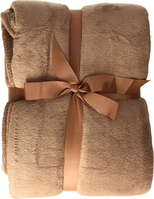 Produktbild von H&S Fleecedecke - braun - 180 x 230 cm - Polyester