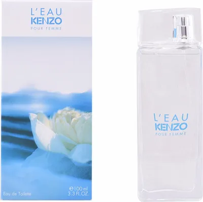 Obrázek produktu pro KENZO L'Eau, Ženy, 100 ml, Nedoplnitelná lahvička, Lotos, Zelený pepř, Máta, Yuzu, Cedr, Bílý mošus, Sprej