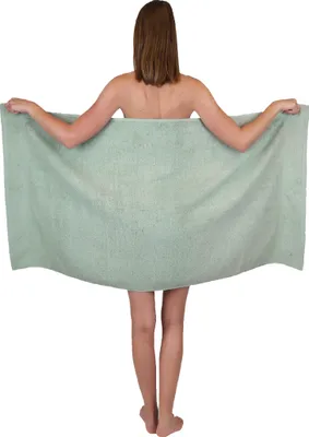 Produktbild von Betz Premium Duschtuch 70×140 cm – 100% Baumwolle 470 g/m², saugstark & weich, ®  Farbe heugrün