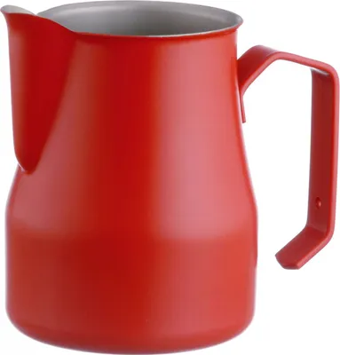 Produktbild von MOTTA Milchkännchen Milchkrug Milchkanne Edelstahl Rot Milk Pitcher 350 ml