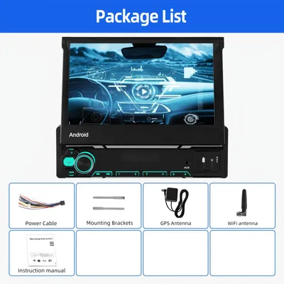 Produktbild von Autoradio – Autoradiosystem – Multimediasystem – Einzelschalttafel-Radio – Unterhaltungssystem für Fahrzeuge
