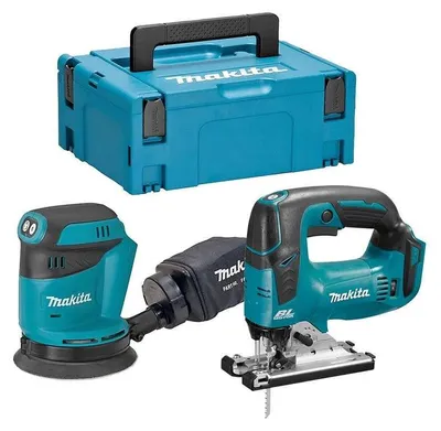 Image de Pack 2 outils MAKITA DLX2276J (DJV182Z + DBO180Z) (Machines Nues)
