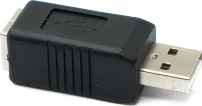 Produktbild von System-S USB A male auf  USB B female Adapterstecker Converter Konverter Adapter