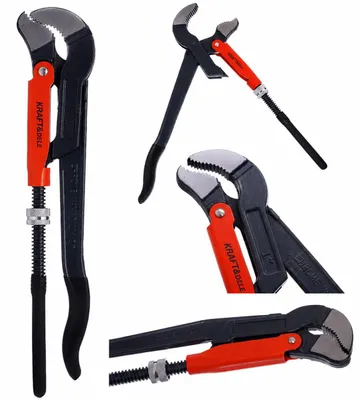 Immagine prodotto di Chiave per tubi ad angolo Pinza per pompa dell'acqua 1" a S 45° Chiave per tubi