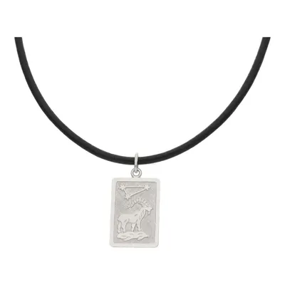Produktbild von JuwelmaLux Sternzeichen Anhänger mit Lederkette 925 Silber Steinbock JL14-05-0048