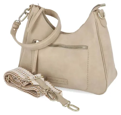 Produktbild von Fräulein Frida Damen Hobo Bag Beige Synthetik Größe: One Size