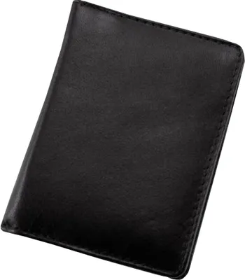 Produktbild von Alassio Notizblock Etui "MONZA" aus Leder schwarz