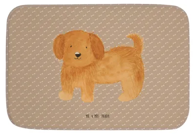 Produktbild von Mr. & Mrs. Panda Badezimmer Matte Hund Flauschig - Hundeglück - Geschenk, badezimmermatte, Badezimmerteppich, Hunde, Badematte, Badteppich, Hundemama, Süß, Hundespruch