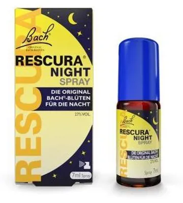 Produktbild von Bachblüten Original Rescura Night Spray m.Alkohol 7 ml