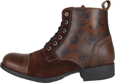 Imagen del producto de Botas de moto para mujer Helstons Mehari, color marrón oscuro, talla 40