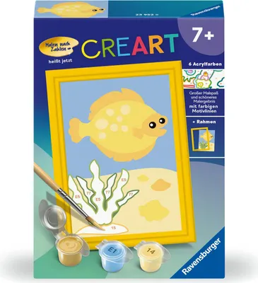 Produktbild von Ravensburger Malen nach Zahlen 23952 - Fröhlicher Fisch - Kinder ab 7 Jahren
