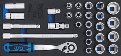 Obrázok produktu pre BGS technic Tool Tray 1/3: Socket Set, 3658 mm, 3,66 kg