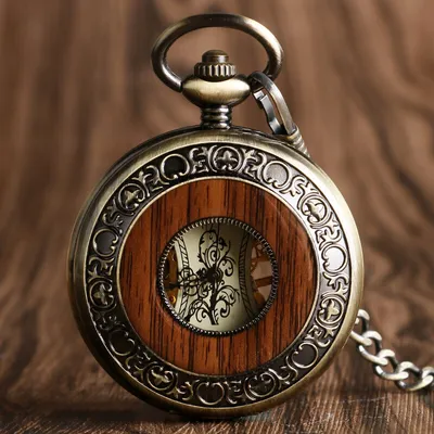 Immagine prodotto di Orologio da Tasca Meccanico Oro/Marrone - Eleganza Classica KP2581