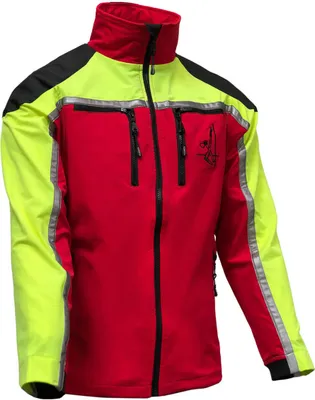 Produktbild von PFANNER Forstjacke Forest Light rot neongelb, Größe XS