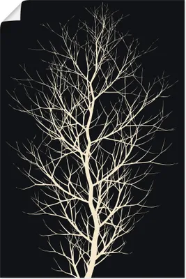 Produktbild von ARTland Poster Der schwarze Baum Größe: 20x30 cm