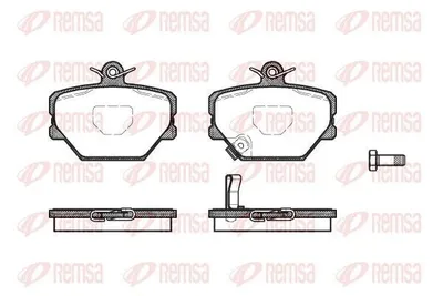 Produktbild von REMSA Bremsbeläge Satz Vorne Bremsklötze für SMART FORTWO Coupe (451) 0705.02