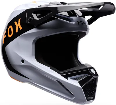 Produktbild von FOX V1 Noble Jugend Motocross Helm, weiß/schwarz/gelb, Y/M (51/52)
