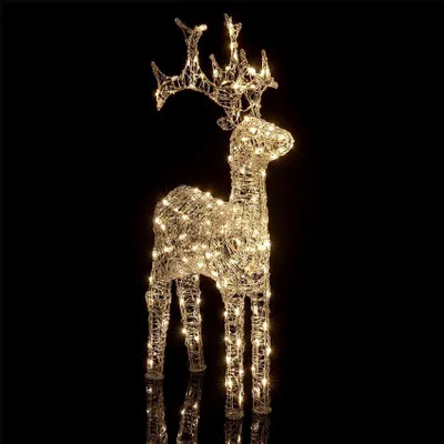 Weihnachtslicht, 75 cm, warmweiß, niedrige Spannung, einfarbig