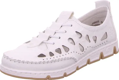 Zdjęcie produktu dla Rieker Slipper - White Smooth leather : Normal : 42 Rozmiar: 42 Szerokość: Normalna