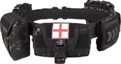 Produktbild von Famanu Einsatzgürtel mit Taschen - Schwarz