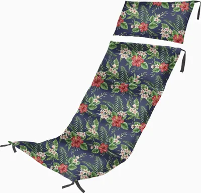Produktbild von Palm Dunkle Holz-Liegestuhl Auflage für Klappbar Klappliegestuhl Wasserabweisende Polster Hochwertiges Polyester Kissen mit Watte in der Farbe Palm Dunkel [145]