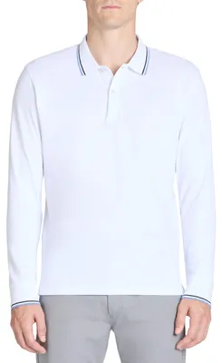 Produktbild von Celio Langarm-Poloshirt Decoml mit Rippstrickbündchen M