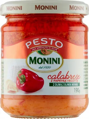 Zdjęcie produktu dla Monini Sos pesto Calabrese 190 g
