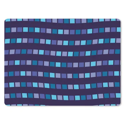 Produktbild von MuchoWow® Mauspad Mousepad Blöcke - Wellen - Muster 40x30 cm - Mousepads - Maus Mat - Pad - Mausunterlage - Anti Rutsch