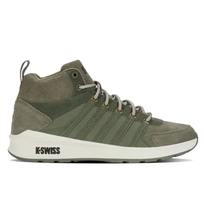 Produktbild von K-Swiss Vista Trainer Mid Winter - Herren Sneakers Schuhe Leder Grün 07145-379-M , Größe: EU 43