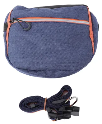 Immagine prodotto di Bustina per croccantini per cani, marsupio con chiusura automatica per le passeggiate, marsupio da addestramento per animali domestici con doppia tasca