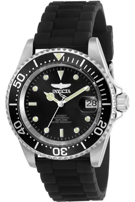 Produktbild von Invicta Pro Diver 23678 Herren uhr - Wasserdicht - Analog - Automatikuhr - Edelstahl mit schwarzen zifferblat - 40mm