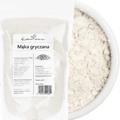 Produktbild von Buchweizenmehl 1 kg Natürlich Backmehl Pfannkuchen Brot Kuchen Küche