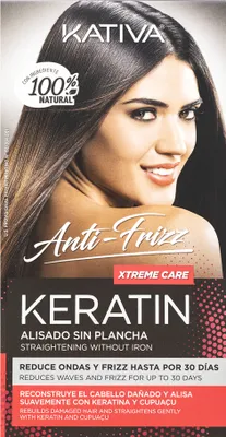 Obrázek produktu pro Kativa Anti-Frizz Straightening bez žehličky Xtreme Care 30 ml + 30 ml + 150 ml