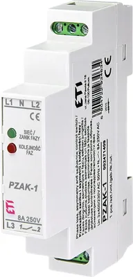Obrázek produktu pro Výpadek fáze, asymetrie a sekvenční relé PZAK-1