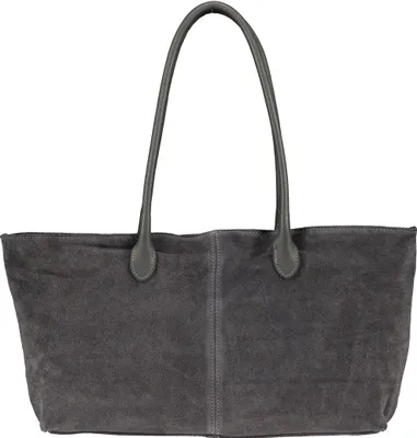 Produktbild von Hausfelder Manufaktur Shopper Velours Grau 25