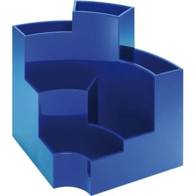 Produktbild von Alco Schreibtischbutler 6 Fächer Kunststoff blau