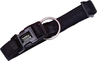 Produktbild von Nobby Halsband Mesh Preno schwarz, Größe: M-L / Breite 25/35 mm