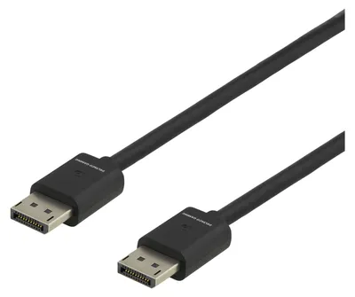 Image de DELTACO GAMING Câble DisplayPort, 7680x4320 60Hz, 2m, noir