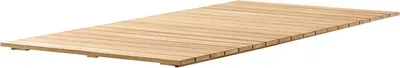 Produktbild von Sieger Teakholz Tischplatte, robust und wetterfest, für den Außenbereich, 90-200 cm